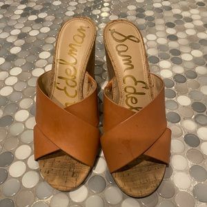 Sam Edelman cork wedges